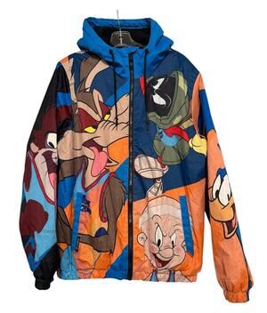 Members Only Space Jam: A New Legacy Looney Tunes Full Zip Hoodie Jacket Size M